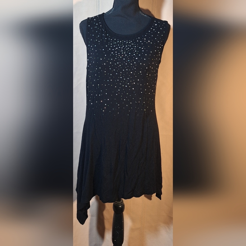 BELLDINI Chic Black Asymmetrical Dress